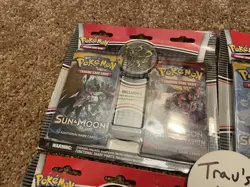 Lot Of 4 Pokemon TCG Sun & Moon / Crimson Invasion Pin Pack Factory Sealed - Image 5