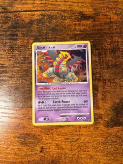 Giratina 9/127 Reverse Holo Foil Rare Platinum 2009 Pokemon TCG - HP/DAMAGED - Image 1