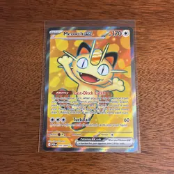 Pokemon TCG Meowth ex 107/088 Me03: Perfect Order Ultra Rare Holo - Image 4
