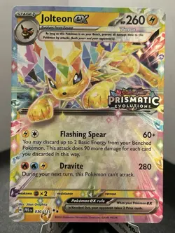 Jolteon ex 030/131 Prismatic Evolutions Stamped Promo Pokemon TCG - Image 1