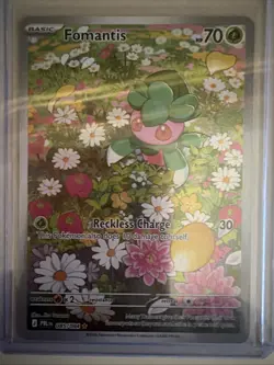 Fomantis 085/084 Illustration Rare Pokemon TCG Pitch Black ME05 English NM IR - Image 1