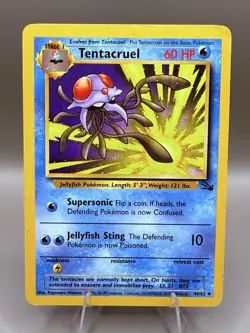 Pokemon TCG: Tentacruel 44/62 Fossil Uncommon - MP - Image 1