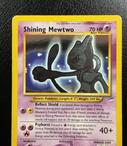 Shining Mewtwo 109/105 Neo Destiny Unlimited Holo HP/DMG - Image 2