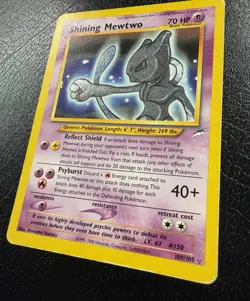 Shining Mewtwo 109/105 Neo Destiny Unlimited Holo HP/DMG - Image 5
