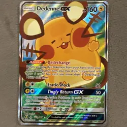 DEDENNE GX 195A/214 HOLO PROMO ALTERNATE ART PROMOS POKEMON NM - Image 1