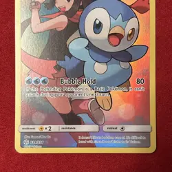Pokemon TCG Piplup Holo Secret Rare Card Cosmic Eclipse 239/236 Near Mint - Image 3
