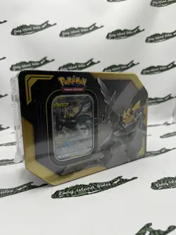 Pokemon TCG Pikachu & Zekrom GX Tin Sealed Tag Team - Image 1