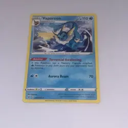 VAPOREON - 030 - 185 - R - VIVID VOLTAGE - POKEMON - - - NM/M - Image 1