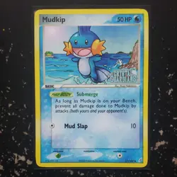 Mudkip 57/100 EX Crystal Guardians 2006 Reverse Holo Common Eng Basic 50 HP - Image 2