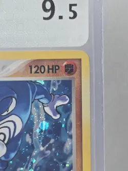 Pokemon Poliwrath EX Unseen Forces Holo Rare #11 aigrading 9.5 Gem Mint 2005 - Image 3