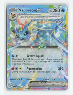 Vaporeon ex - SV: Prismatic Evolutions [PRE 023/131] - Image 1