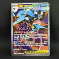 Pokemon Mega Greninja EX 100/086 NM Full Art Ultra Rare Chaos Rising - Image 1