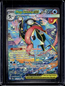 Pokemon ME04: Chaos Rising Mega Greninja ex 116/086 - Image 1