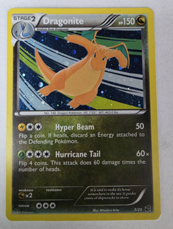 Pokemon TCG Dragonite 5/20 Dragon Vault Holo Rare Stage Cosmos Holo - Image 1