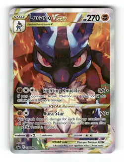 Lucario VSTAR SWSH291 Holo Promo Sword & Shield Promo Pokemon Near Mint - Image 1