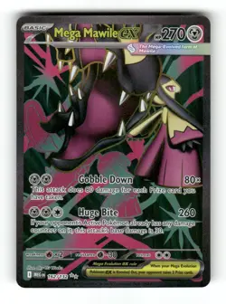 Mega Mawile ex 162/132 Ultra Rare Mega Evolution Pokemon Holo Near Mint - Image 1