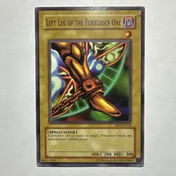 Yugioh! Left Leg of the Forbidden One DB1-EN136 Unlimited LP - Image 1