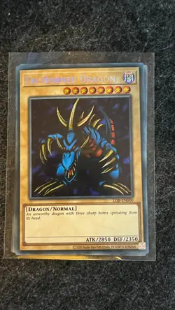 Tri-Horned Dragon | LOB-EN000 | Secret Rare 25th Anniversary Edition NM YuGiOh - Image 1