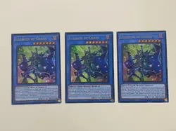 Yugioh - Illusion of Chaos x 3 - 1st Edition Ultra Rare NM - Free Holo Card - B - Image 1