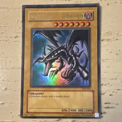 Yu-Gi-Oh! Red-Eyes Black Dragon SDJ-001 Ultra Rare - Image 1