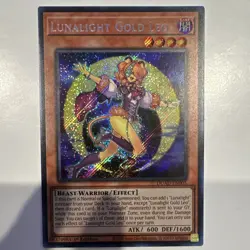 Yu-Gi-Oh! TCG Lunalight Gold Leo Ultra Rare Foil DUAD-EN005 1st Ed 600/1600 - Image 1
