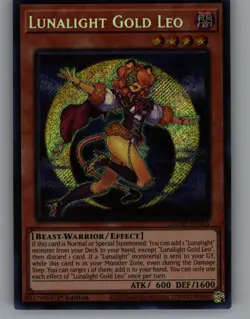 Lunalight Gold Leo DUAD-EN005 Yu-Gi-Oh 1st Edition NM - Image 1