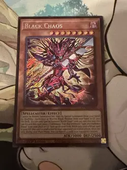 Yugioh Black Chaos CORI-EN001 Secret Rare - Image 1