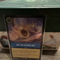 Disney Lorcana TCG Sail the Azurite Sea Action 163/204 Azurite Sea Common Foil - Image 1