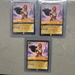~Disney Lorcana Pocahontas Peacekeeper Legendary X3 Winterspell MINT Non-Foil - Image 1
