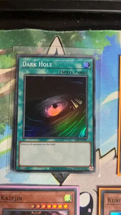 LOB-EN052 Dark Hole :: Super Rare 25th Anniversary Edition Mint YuGiOh NM - Image 1