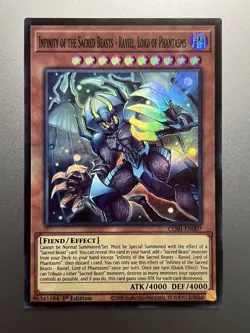 Yugioh - Infinity of The Sacred Beasts - Raviel, Lord of Phantasms Super Rare - Image 1