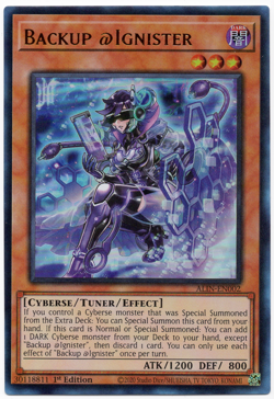Backup @Ignister ALIN-EN002 Ultra Rare NM Yu-Gi-Oh! TCG - Image 1