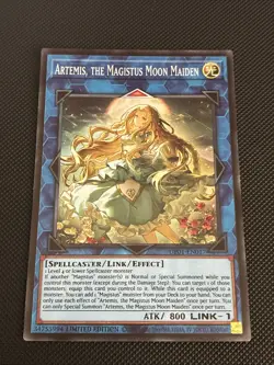 Artemis, The Magistus Moon Maiden (Alternate New Art) UP01-EN016 Super Rare NM - Image 1