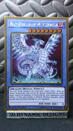 | Yugioh Blue-Eyes Chaos MAX Dragon MVP1-ENG04 1st GOLD Dark Side Movie NM 🔥 | - Image 1