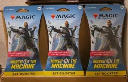 Magic The Gathering March of the Machine Set Booster - 36 Cards 3 Packs - Image 1