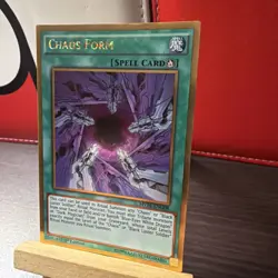 Yu-Gi-Oh TCG Chaos Form MVP1-ENG08 1st Edition Gold Rare Card NM + BONUS HOLO - Image 3