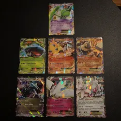 7x Pokemon TCG XY Era EX Holo Rare Card Lot - Image 1