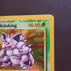 Pokemon TCG Nidoking Base Set Holo Unlimited Rare Card 11/102 LP Condition - Image 5