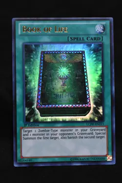 Book of Life 1st Edition LCJW-EN211 LP Ultra Rare Holo Yugioh Card - Image 1
