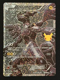 Zekrom Full Art 14/115 Celebrations Classic Collection Pokemon Card NM - Image 1