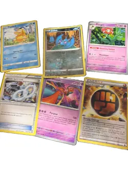 Tcg 6 Mixed Pokemon Card Lot 2 Reverse Rares X And Y Set And Sword And Shield - Image 1