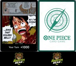 DON!! Card Monkey D. Luffy "Ring That Golden Bell!!" OP15 One Piece NM/M ENG - Image 3