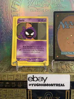 Gastly 109/165 Pokemon Expedition E Reader Series Vintage Card TCG LP +MTG CARD - Image 1