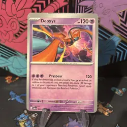 MISCUT ERROR | Deoxys 032/086 | Chaos Rising | Pokemon Card | Alignment Dot - Image 1