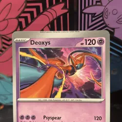 MISCUT ERROR | Deoxys 032/086 | Chaos Rising | Pokemon Card | Alignment Dot - Image 2