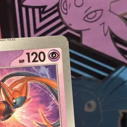 MISCUT ERROR | Deoxys 032/086 | Chaos Rising | Pokemon Card | Alignment Dot - Image 3