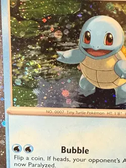 🌀Swirls🌀 Squirtle Black Star Promo Card #048 - Cosmos Holo NM - Image 2