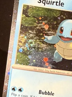 🌀Swirls🌀 Squirtle Black Star Promo Card #048 - Cosmos Holo NM - Image 4