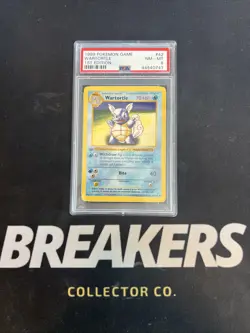 Pokemon Base Set Wartortle 1st Edition 42/102 Vintage Card PSA 8 - Image 1