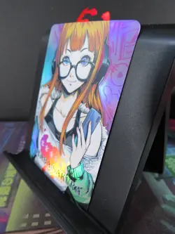 Futaba Sakura Persona 5 Art Card Rare Holo Collectible Video Game Character CCG - Image 2